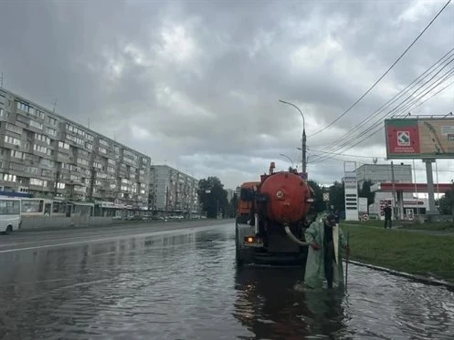 На Ульяновск обрушился залповый ливень