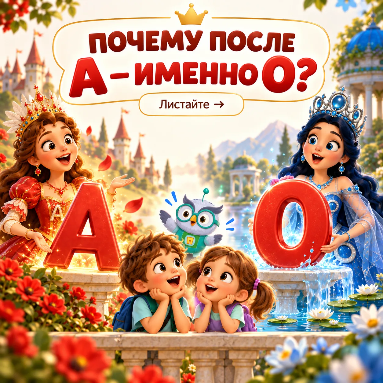 Почему после Королевы А появляется именно Королева О?