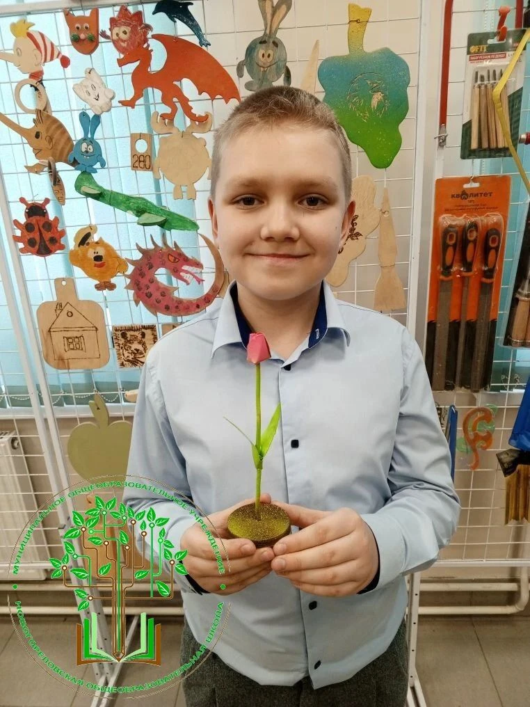 🌸С МЕЖДУНАРОДНЫМ ЖЕНСКИМ ДНЁМ 8 МАРТА!🌸  Ученики Новогореловской школы занимающиеся в кружках "Самод