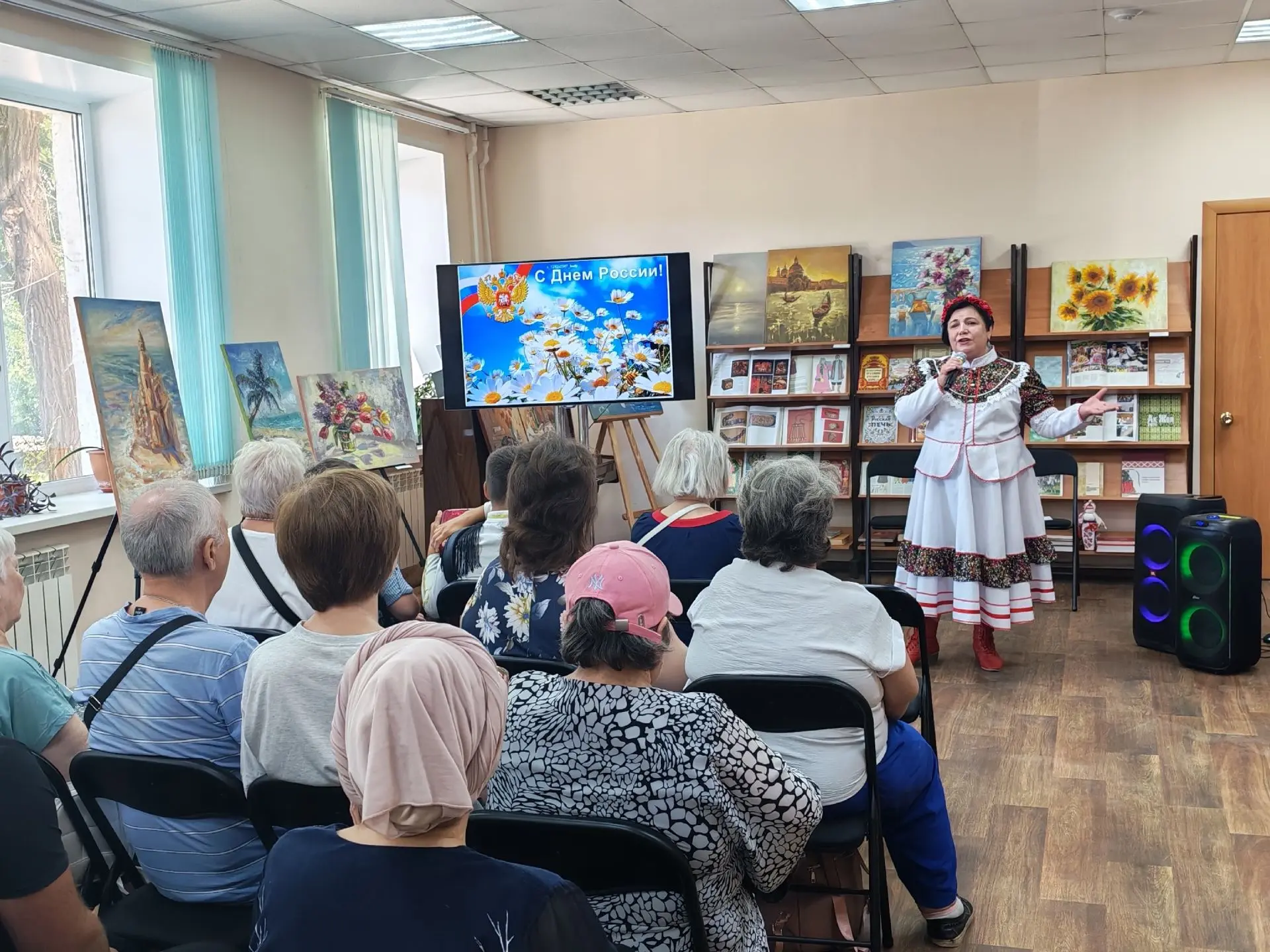 🎈В честь Дня России партнёры Библиотек Кинеля из Детской школы искусств № 3 подарили участникам клу