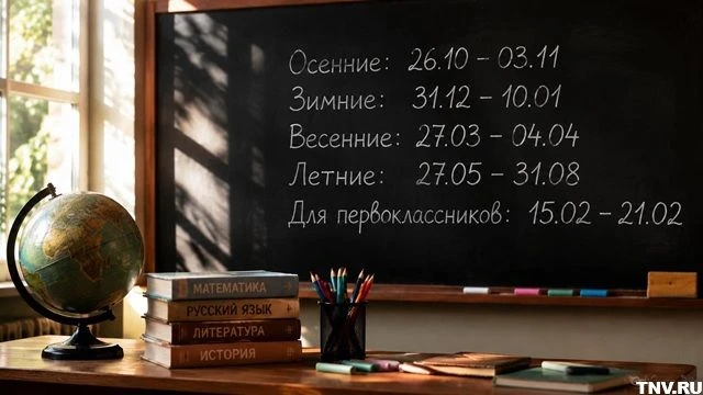 📘 Минпросвещения направило регионам рекомендации по каникулам на 2026/27 учебный год.