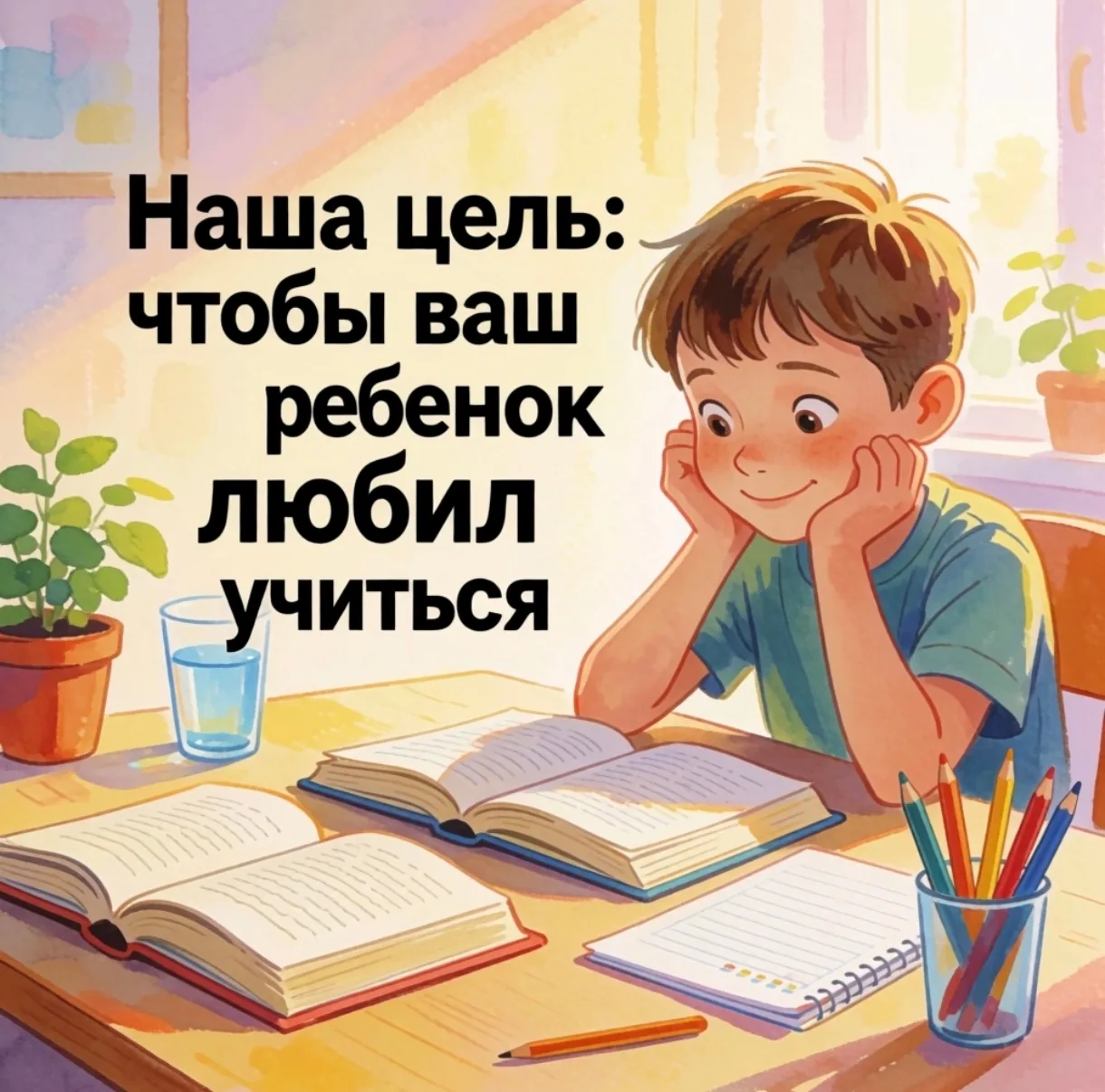 💛 Наша цель: чтобы ваш ребёнок любил учиться