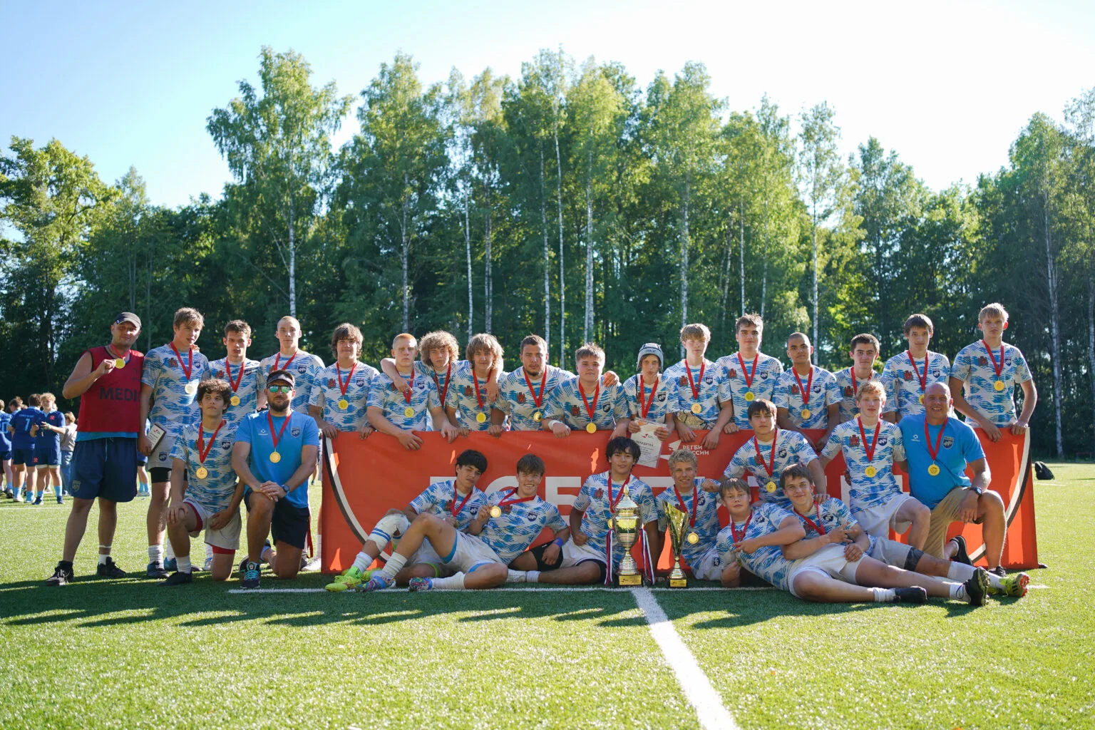 Определились победители Первенства России по регби U-17, которое проходило в Санкт-Пете...
