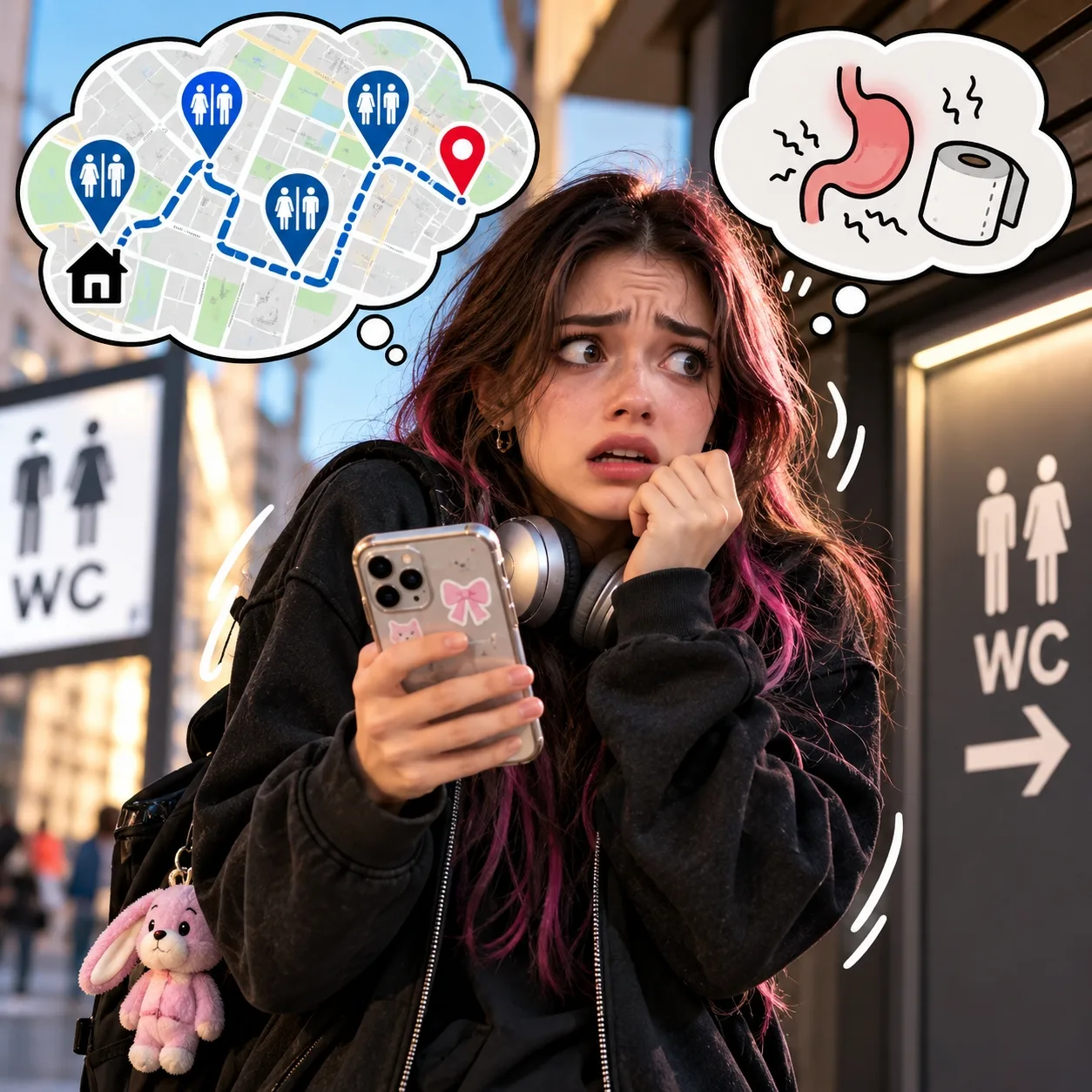 😳 Зумеры боятся выходить из дома из-за «туалетной тревожности»