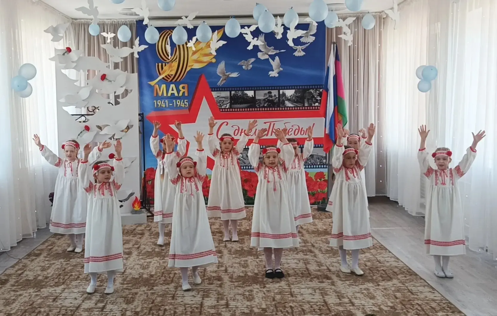 В рамках патриотического месячника "Марш Победы", в предверии празднования Дня Победы в детском саду