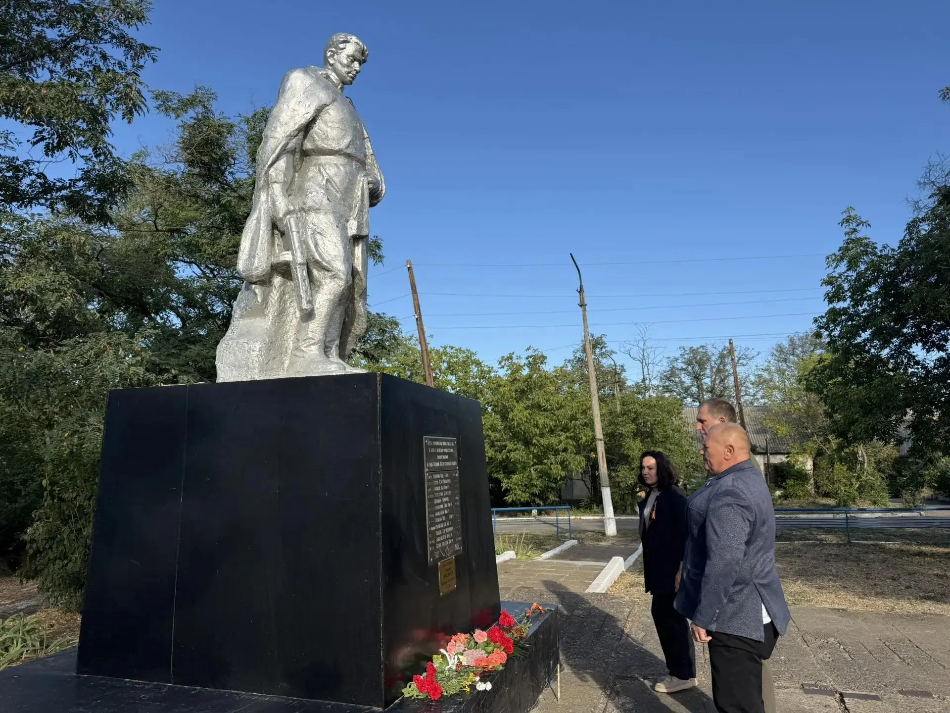 Жители Шахтерского округа почтили память освободителей Донбасса