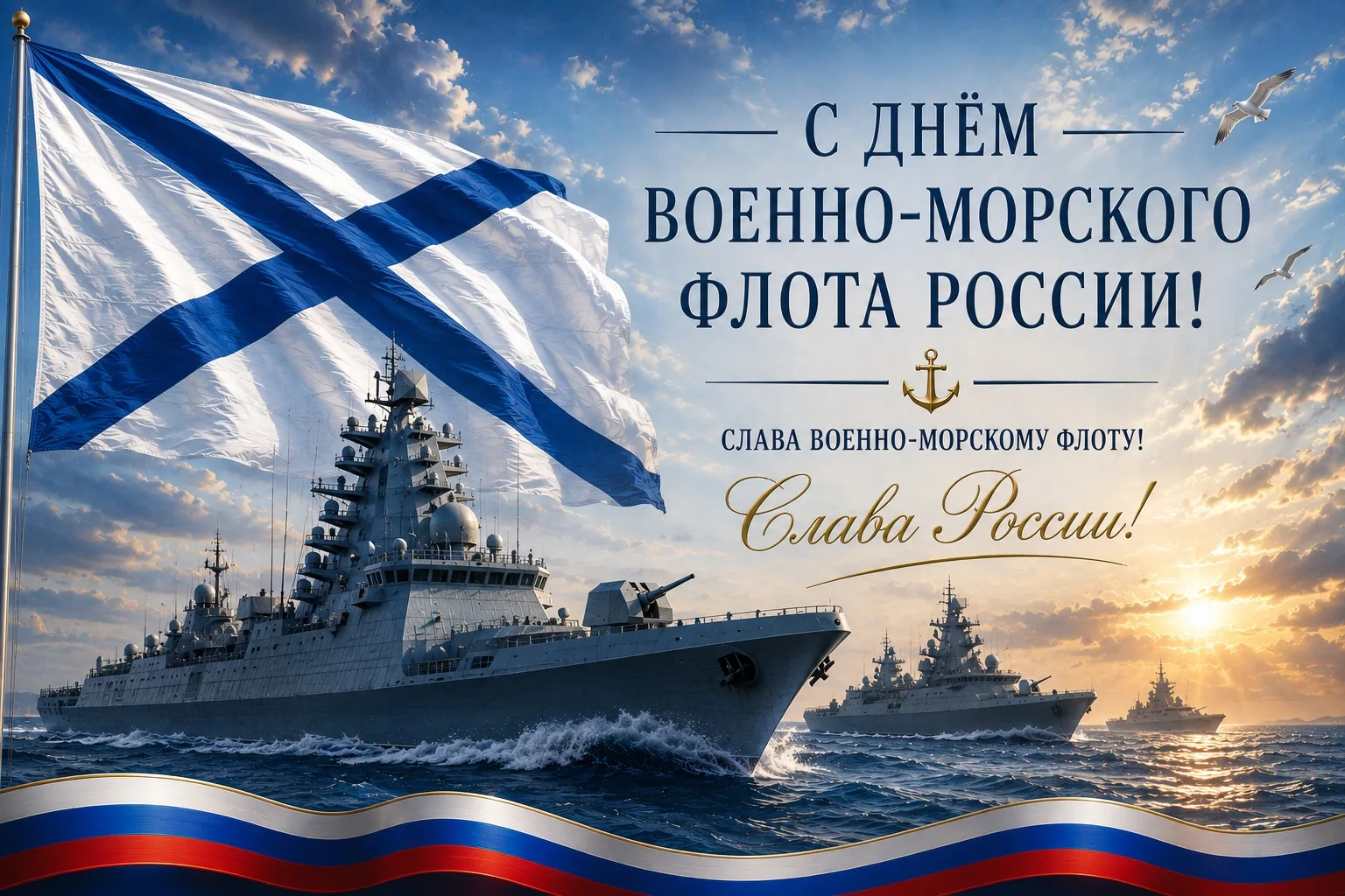 🇷🇺 Слава Военно-Морскому Флоту России!
