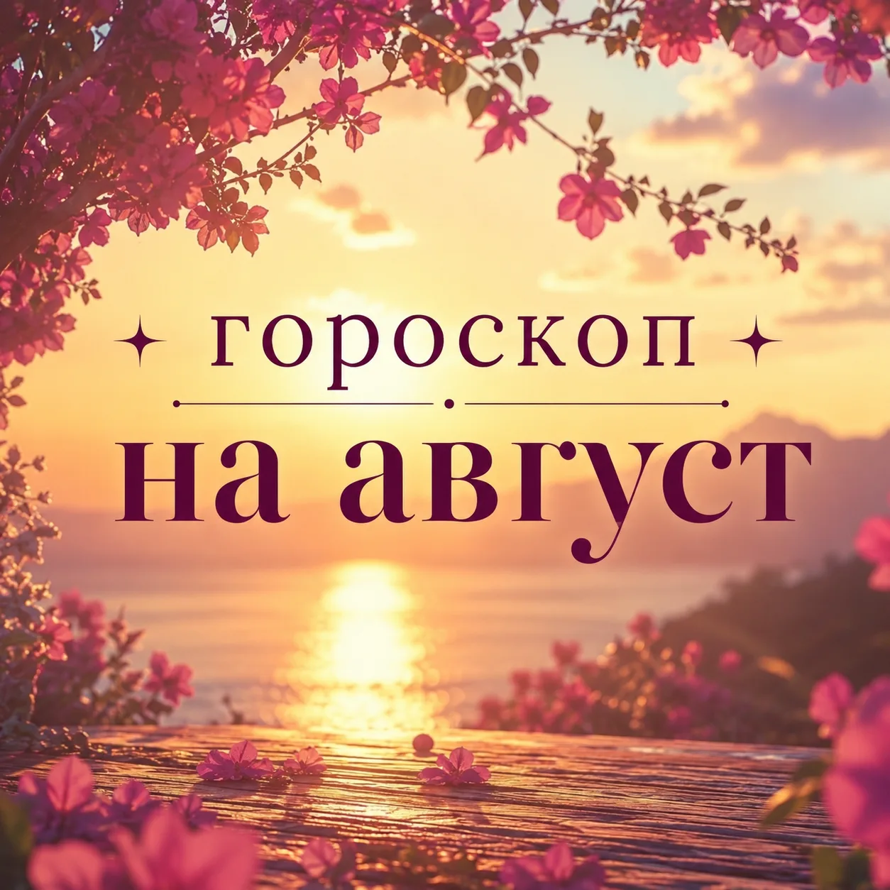 🌟 Гороскоп на август для всех знаков зодиака