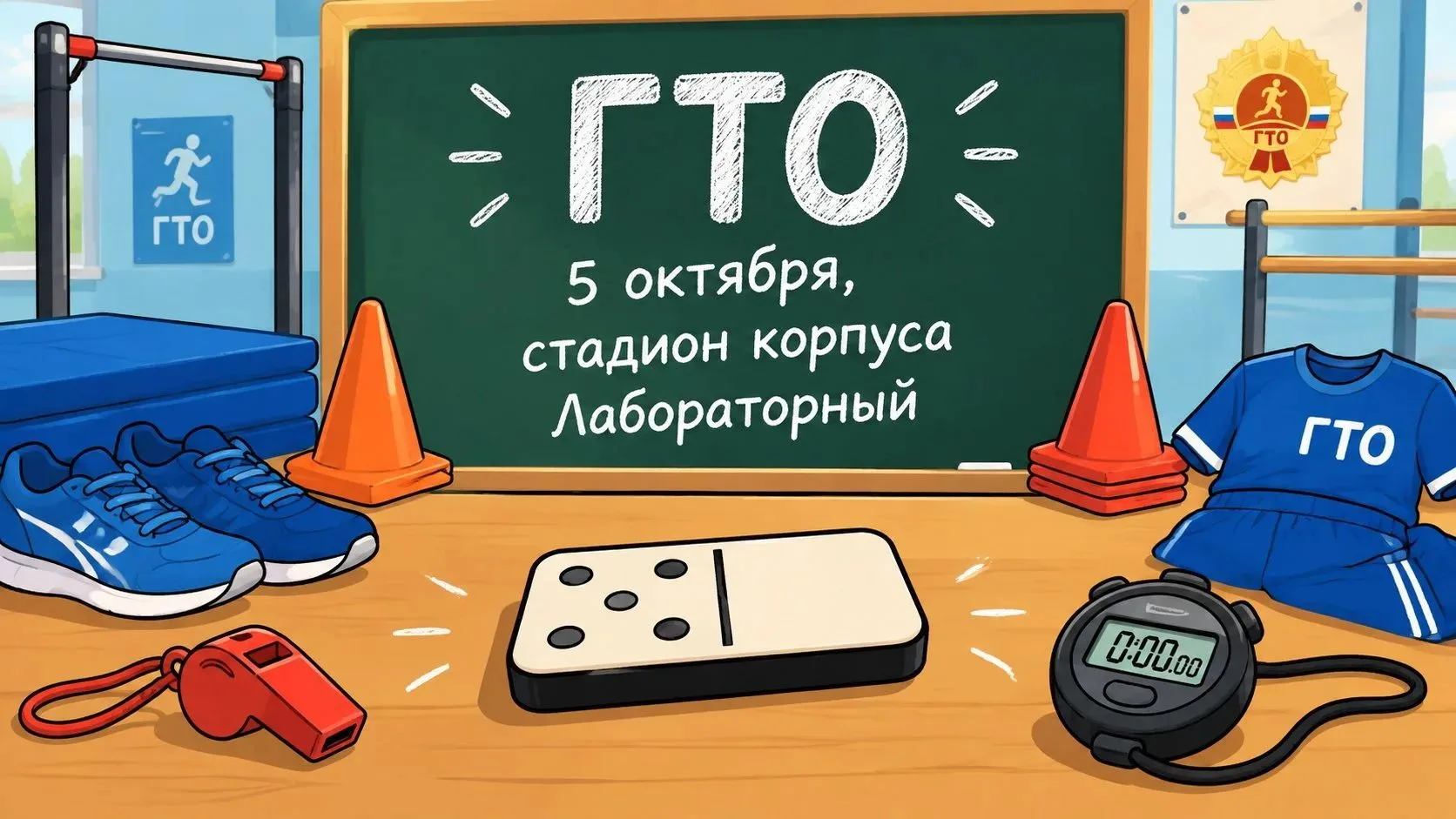 📢 Регистрация на сдачу ГТО