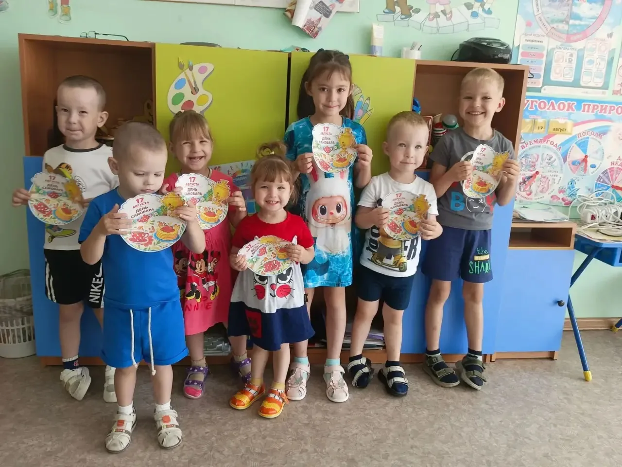 В нашем детском саду прошёл тематический день, посвящённый самовару - одному  из символ...