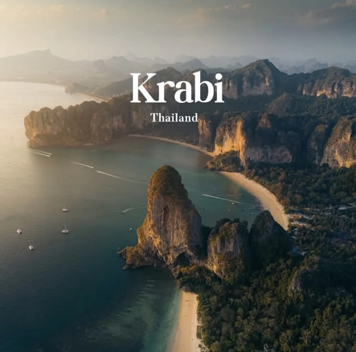 🏖️ КРАБИ  — это живописная провинция на юге Таиланда, известная своими впечатляющими известняковыми