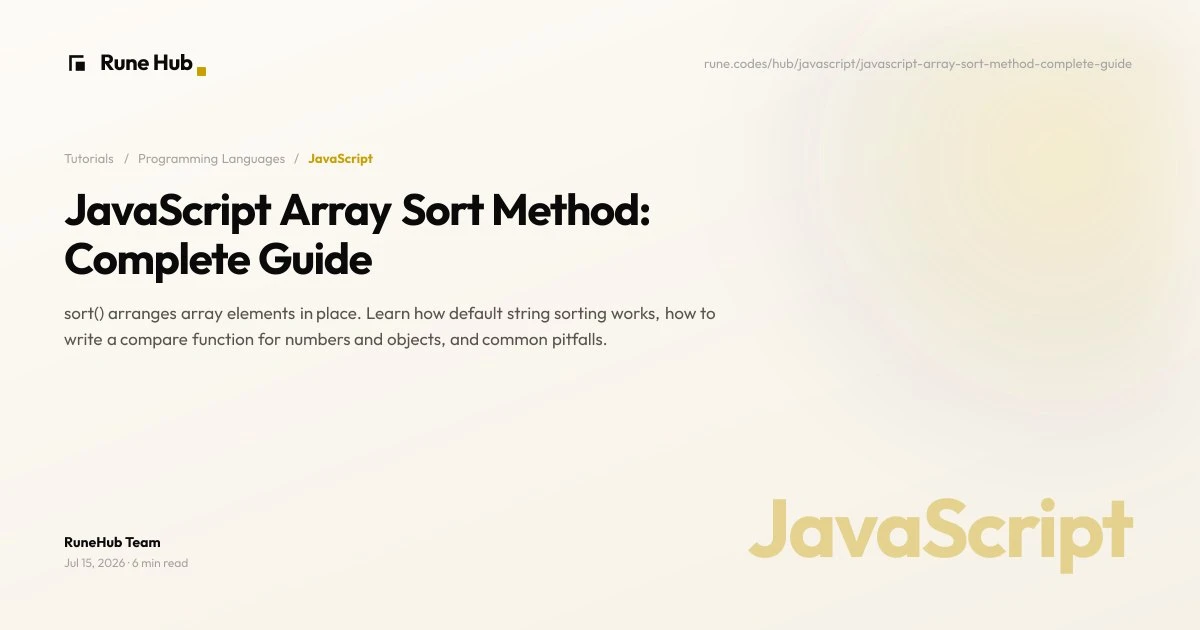 Как правильно сортировать числа и товары в JavaScript