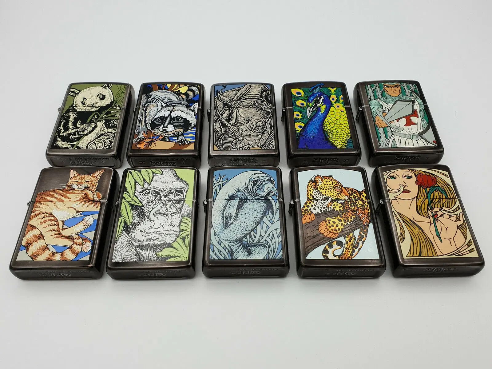 Zippo Barrett Smythe design, Midnight Chrome.