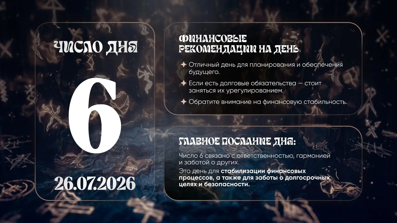 Число удачи на сегодня, 26 июля

#ЧислоУдачи@astro_finansy

Астро деньги в МАХ 👈