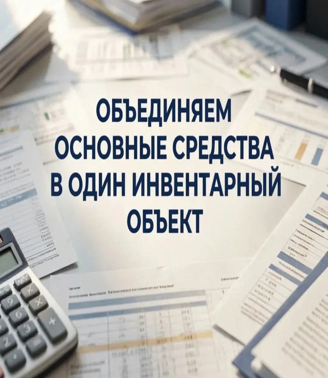🖇 Совет: объединяем основные средства в один инвентарный объект