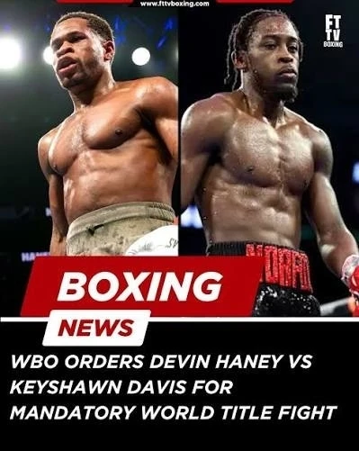 📌 Бой Девин Хейни — Кейшон Дэвис почти согласован 
По информации BoxingScene, чемпион WBO в полусре