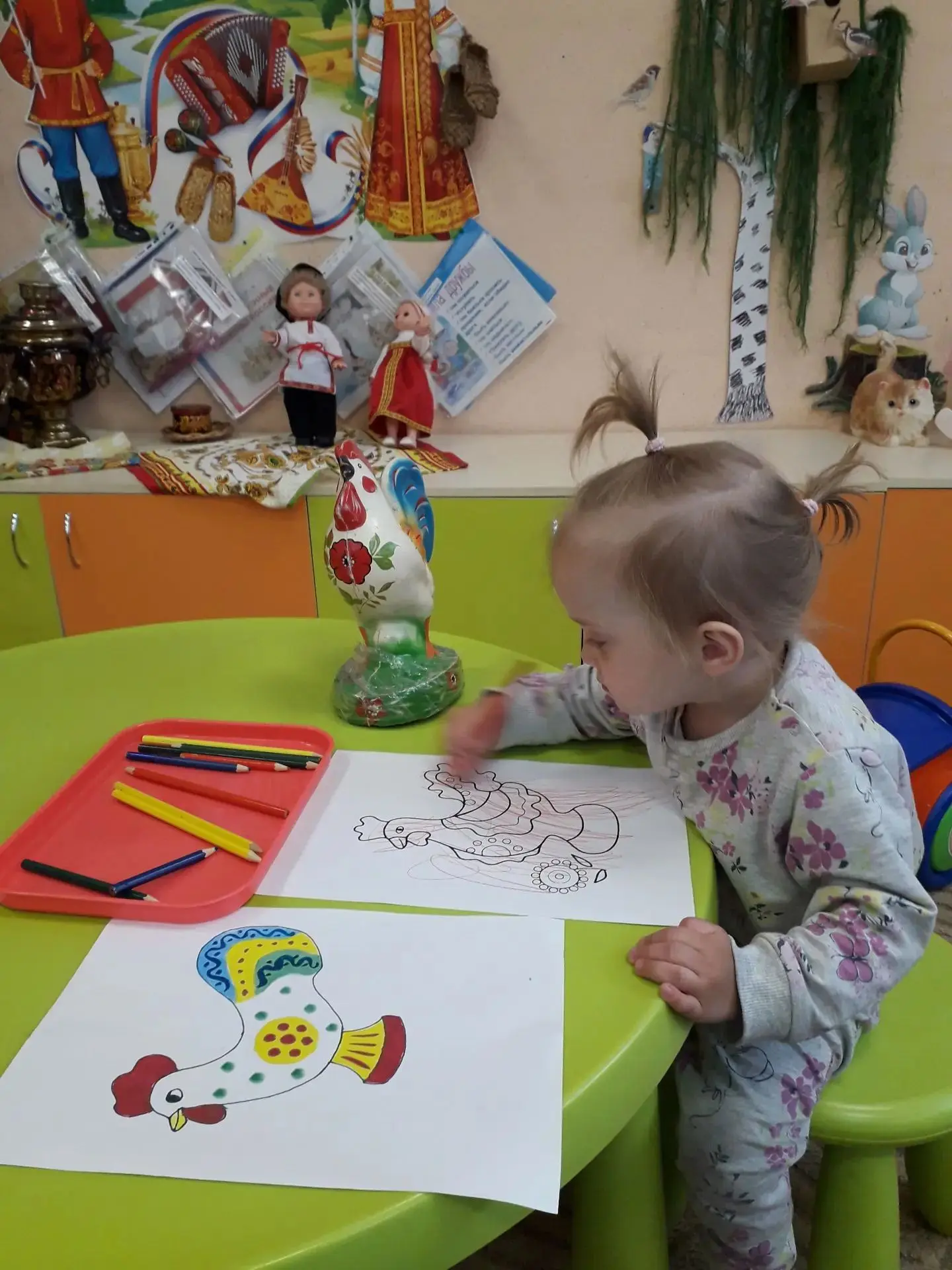 🏡В Доме ребенка прошло итоговое мероприятие под названием "Разукрасим народную игрушку...