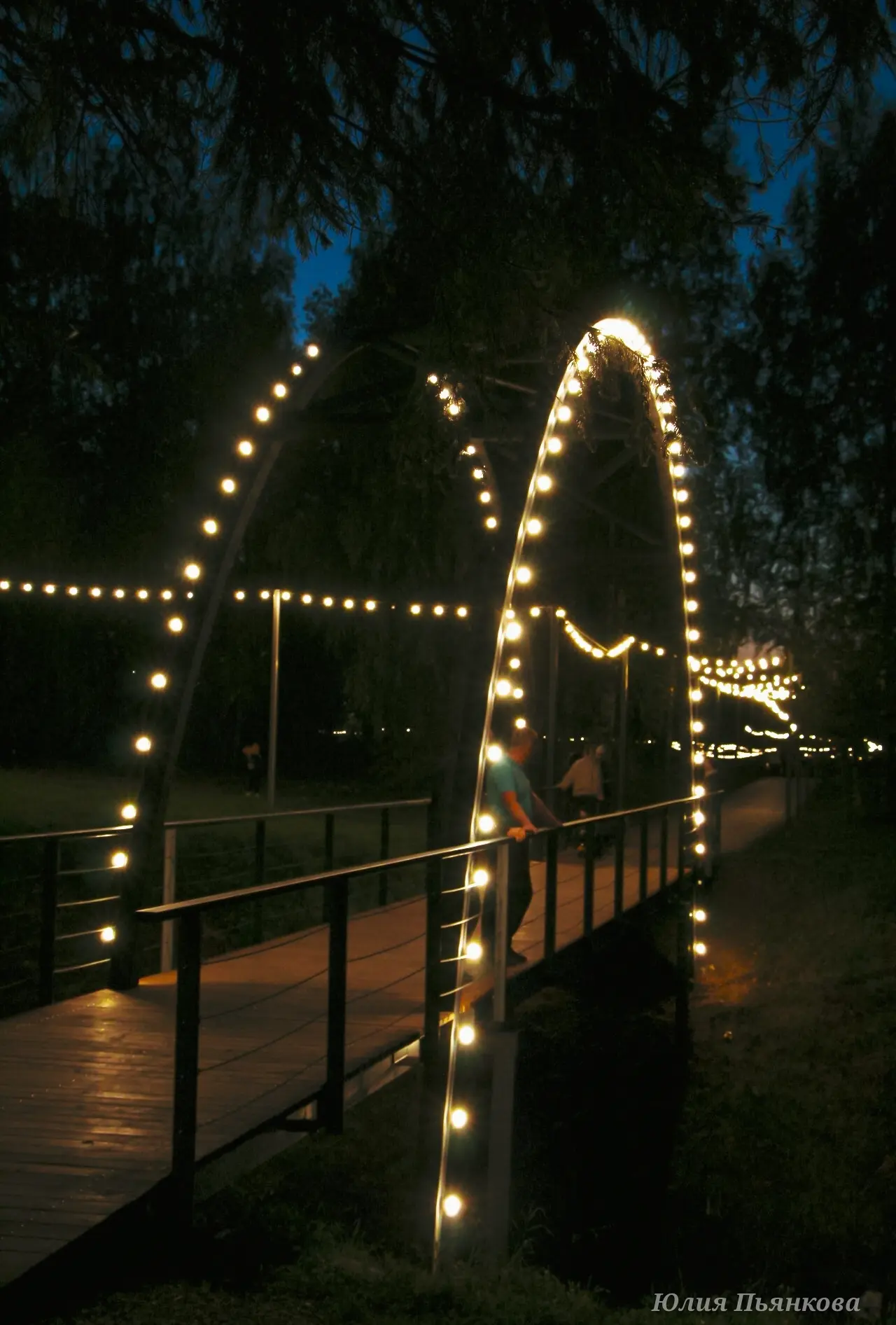 Красивый мостик в осинском парке ✨