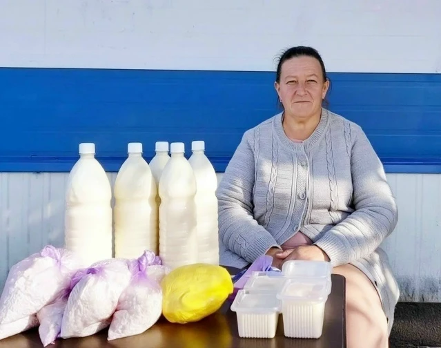 Молочная продукция Марины Дрожжиной популярна у жителей села Ермолаево