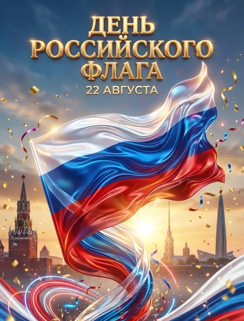 🎉 С Днем Государственного флага Российской Федерации!