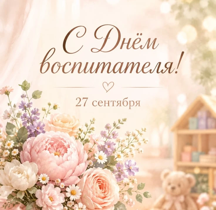 Сегодня — День воспитателя и всех дошкольных работников.