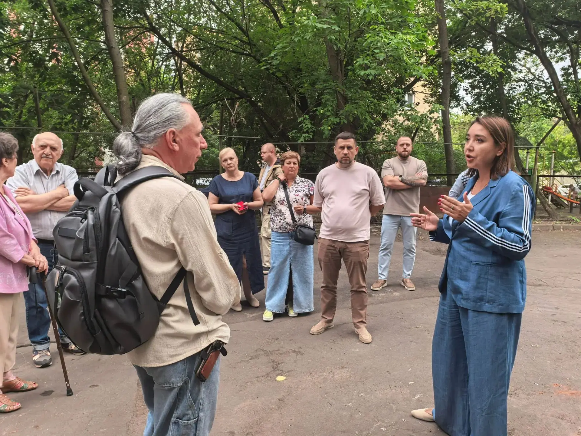 ◽️В Марьиной Роще состоялся обход территории района главой управы Александрой Фадеевой ...