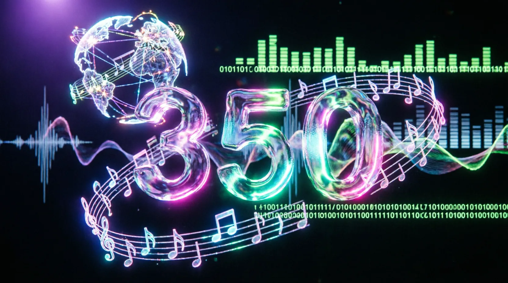 Друзья, у нас потрясающая новость! В нашей системе уже 350 уникальных треков, созданных с помощью ис