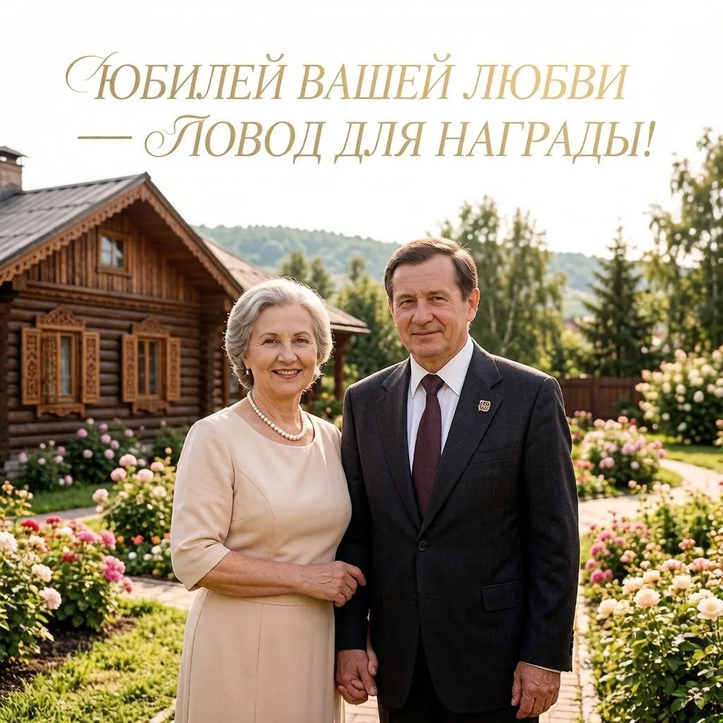 Юбилей вашей любви — повод для награды!

Супруги, прожившие вместе долгие годы, могут получить едино