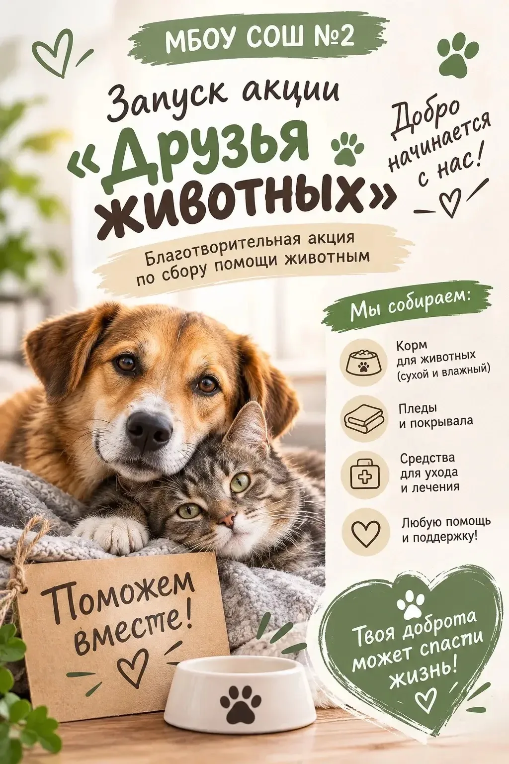 Дорогие друзья, соседи и все, у кого большое сердце!