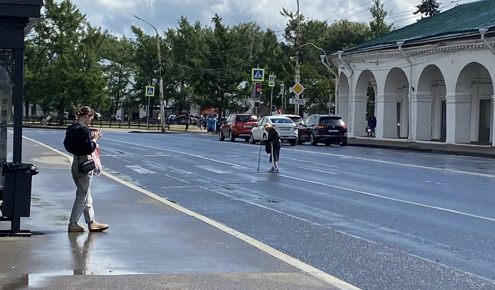 Наши пенсионеры совсем себя не берегут…