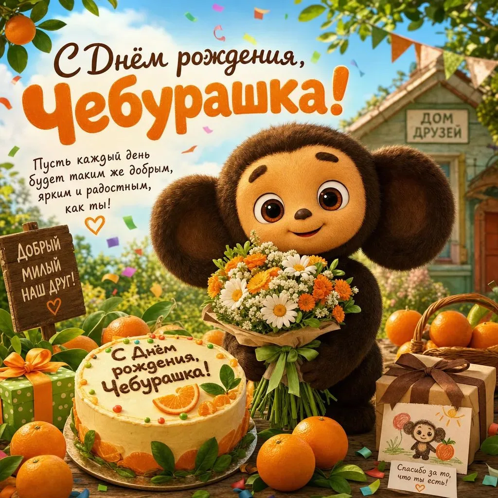 Сегодня не просто день, а день рождения замечательного друга для детей 🎁