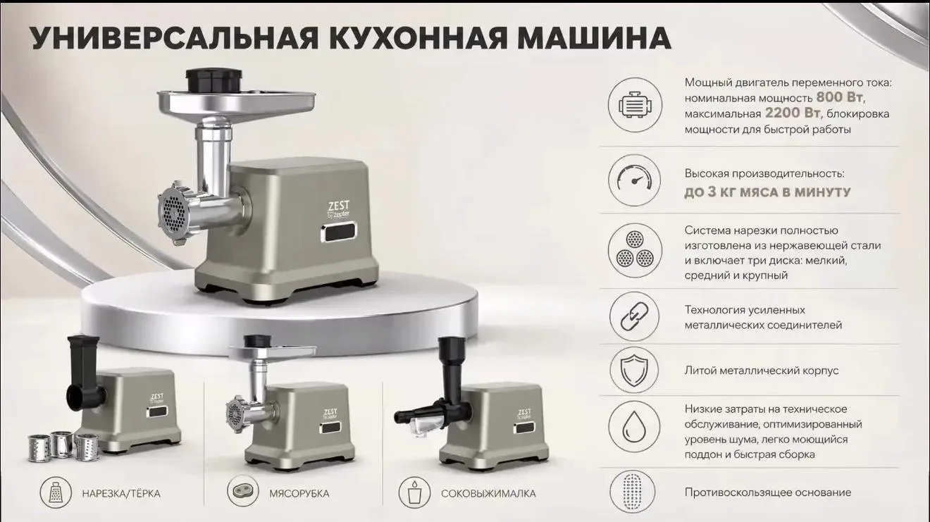 Электромясорубка