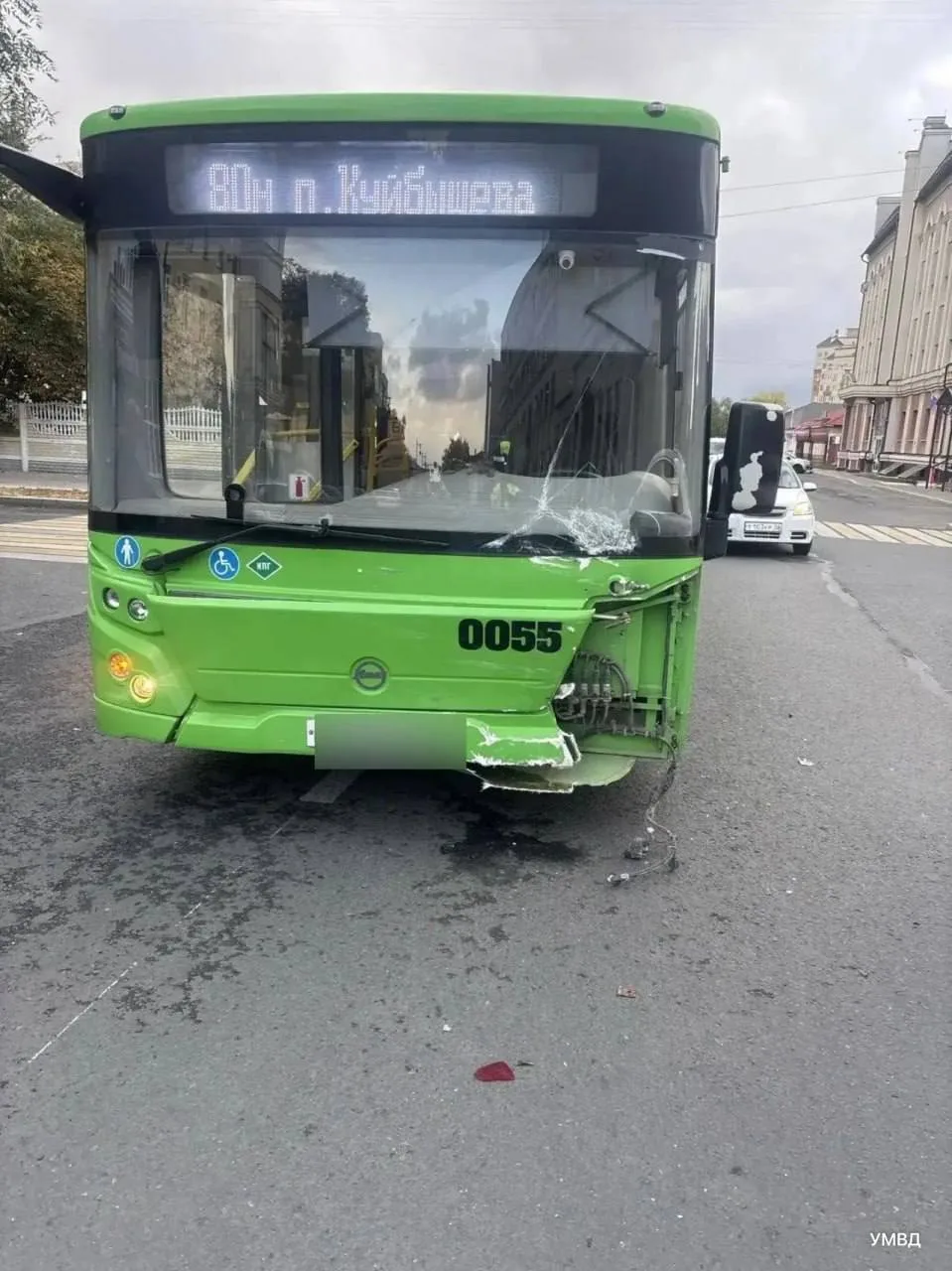 Пенсионерка пострадала в ДТП с автобусом в Оренбурге
