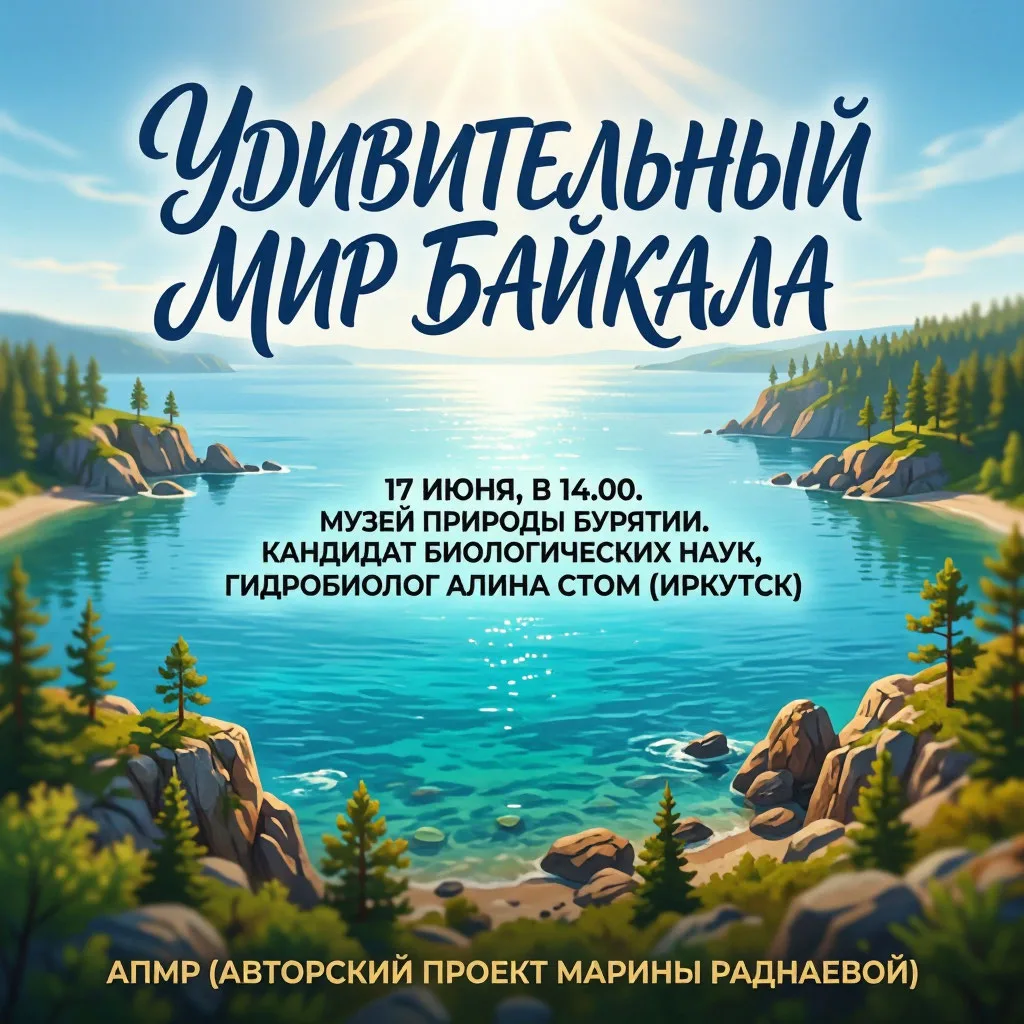 🌊 Приглашаем на лекцию «От льда до глубин: удивительный мир озера Байкал» из цикла живых встреч "АП