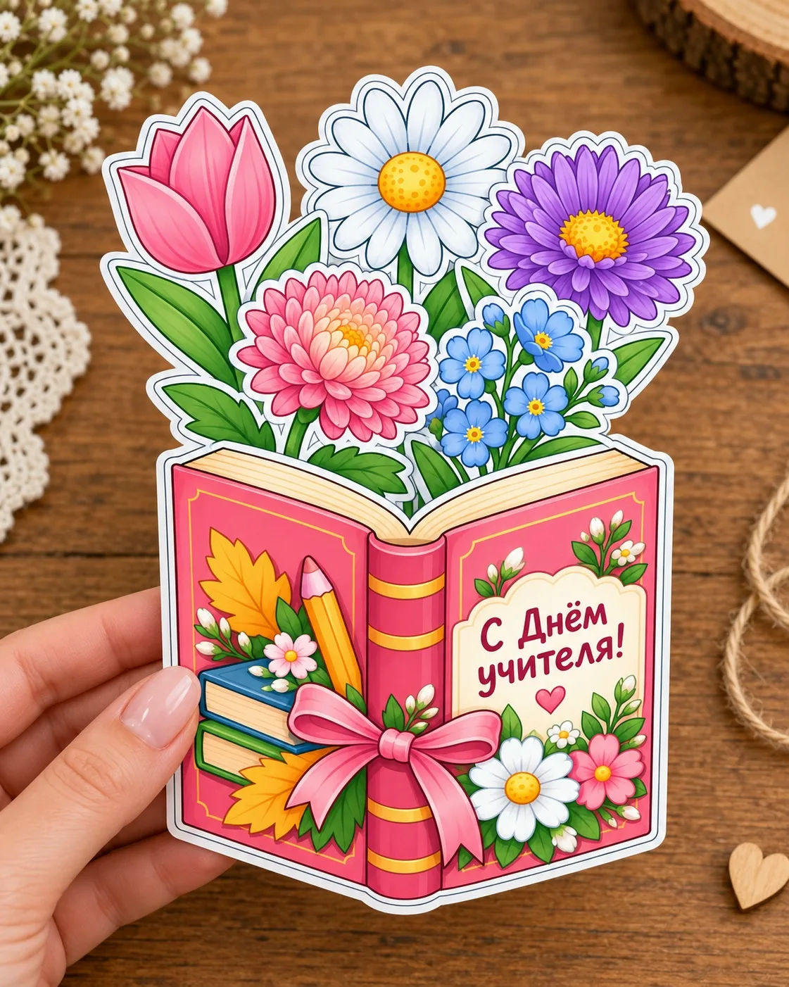 🌸 Поделка ко Дню учителя