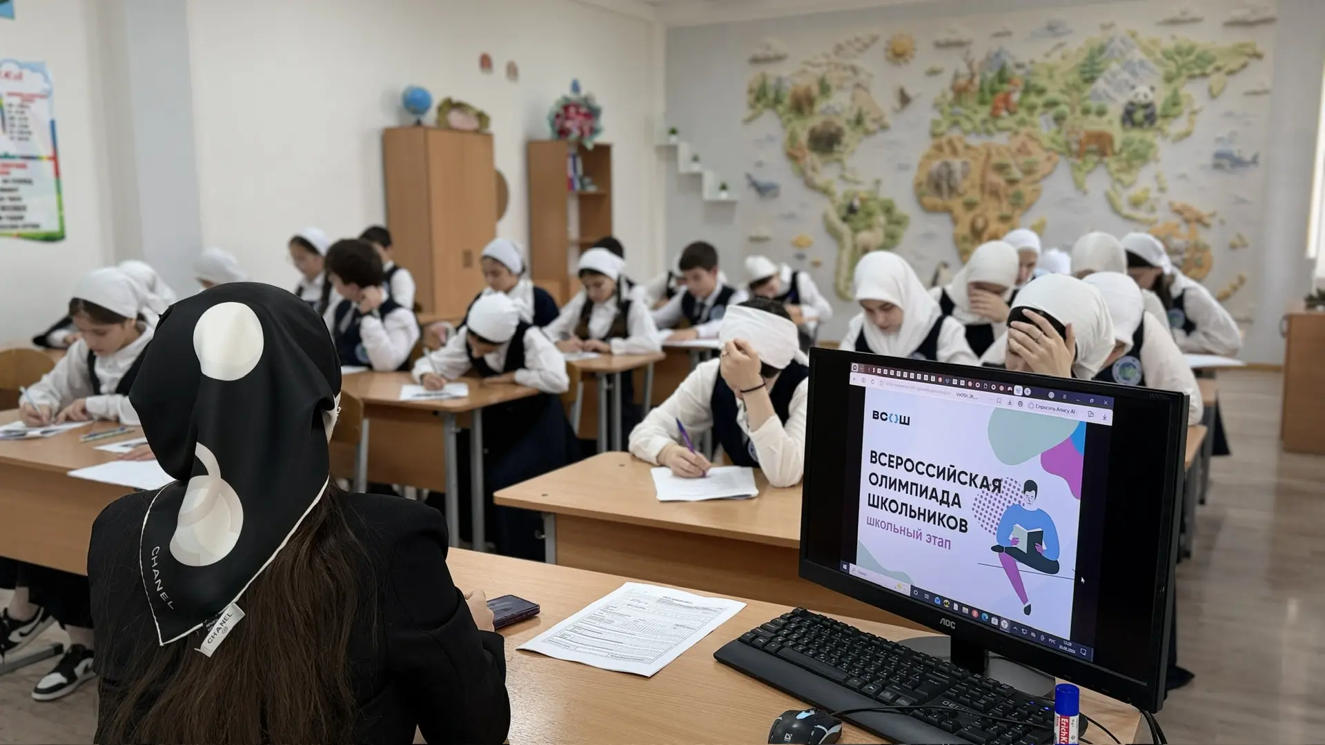 Русский язык — наше богатство! В «СОШ «Мир знаний» с. Герменчук» прошёл школьный этап о...