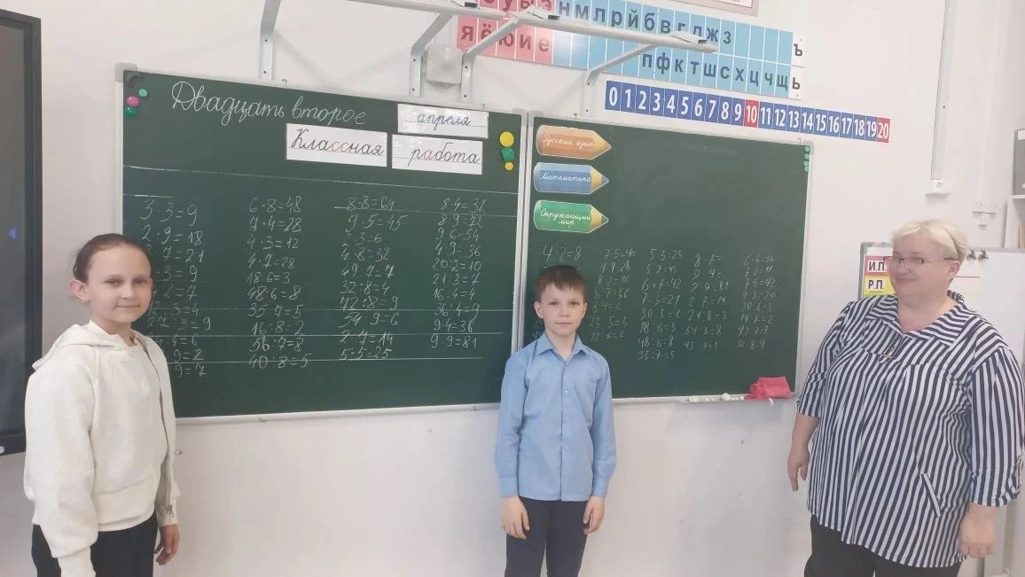 📍 В 4 «А» классе состоялось знакомство с будущим классным руководителем — учителем математики Надежд