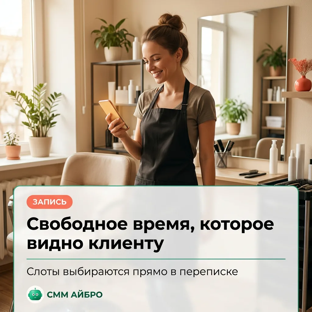 🌿 Свободное время, которое видно клиенту