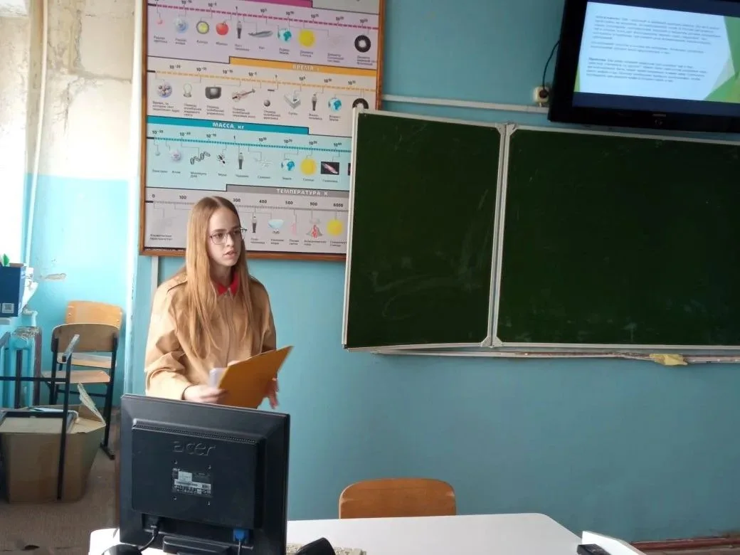 Ученица 8 класса Степина Полина (руководитель  Полякова Ольга Алексеевна) стала победит...