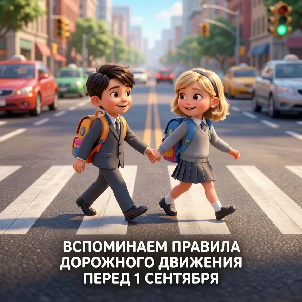 🚦 ВСПОМИНАЕМ ПРАВИЛА ДОРОЖНОГО ДВИЖЕНИЯ накануне 1 Сентября! 🎒