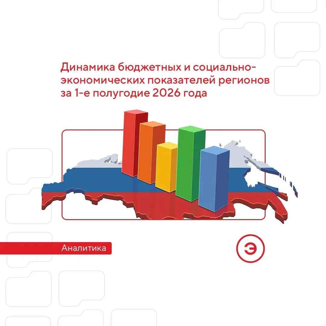 Динамика бюджетных и социально-экономических показателей регионов за 1-е полугодие 2026...
