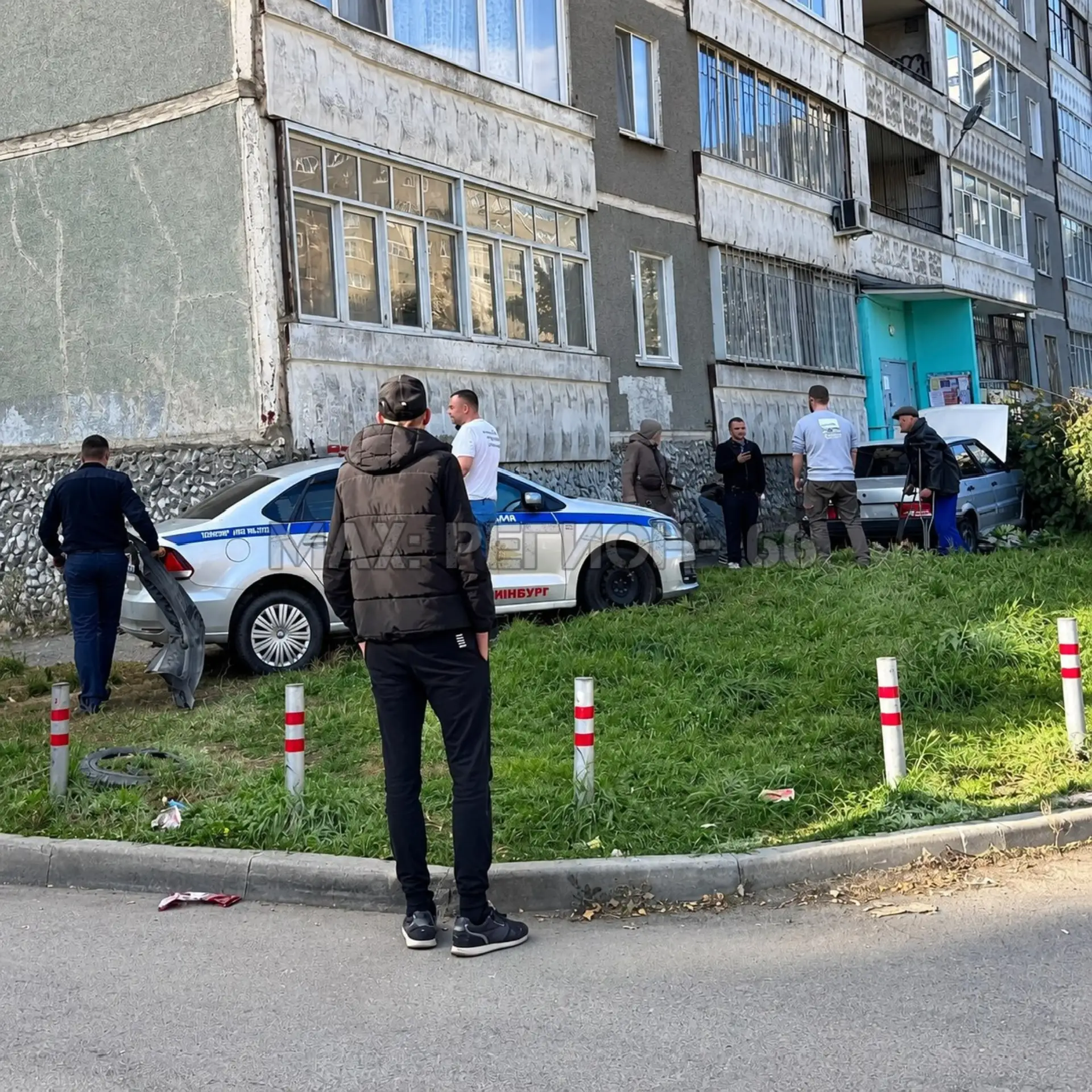 На Бебеля компания без номеров пыталась уйти от ДПС