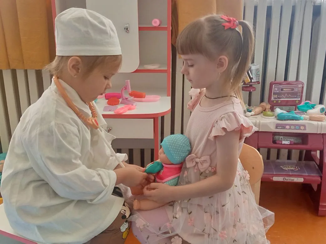 #ГодДошкольногоОбразования #ГДОЛипецкаяОбласть
Сюжетно- ролевая игра «Больница».
В нашей группе одна
