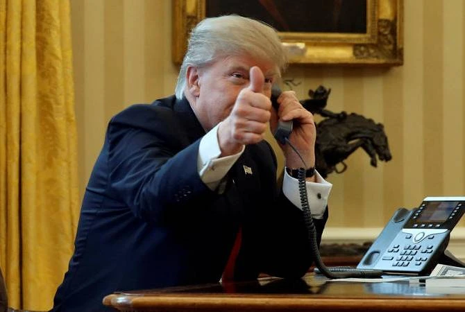 Трамп заявил, что его телефонный разговор с Путиным прошел отлично