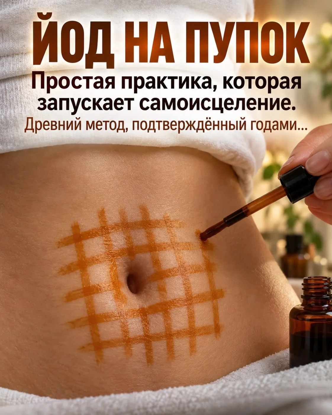💤Простая практика с йодом перед сном