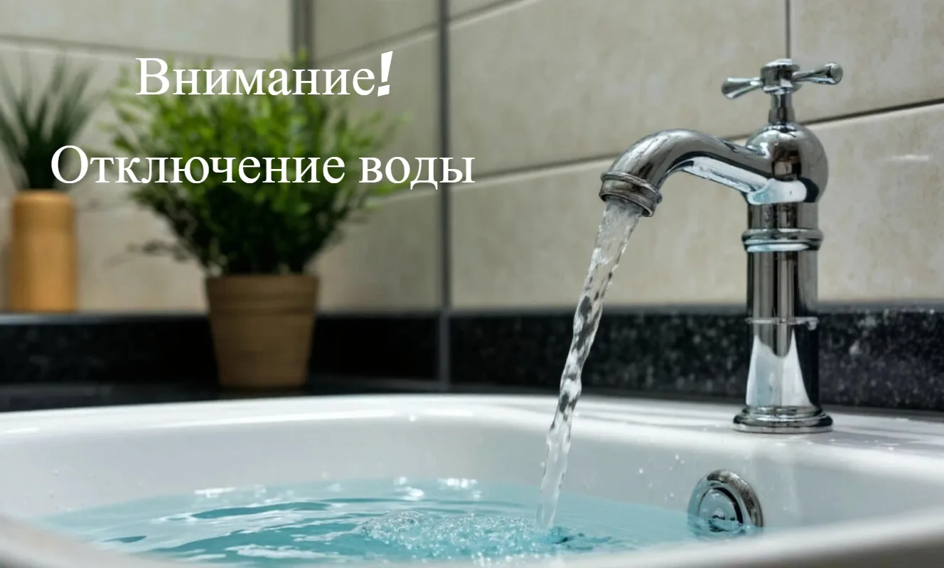 В связи с аварией на водоводе, планируется отключение водоснабжения 29.06.2026г.  с 09-...