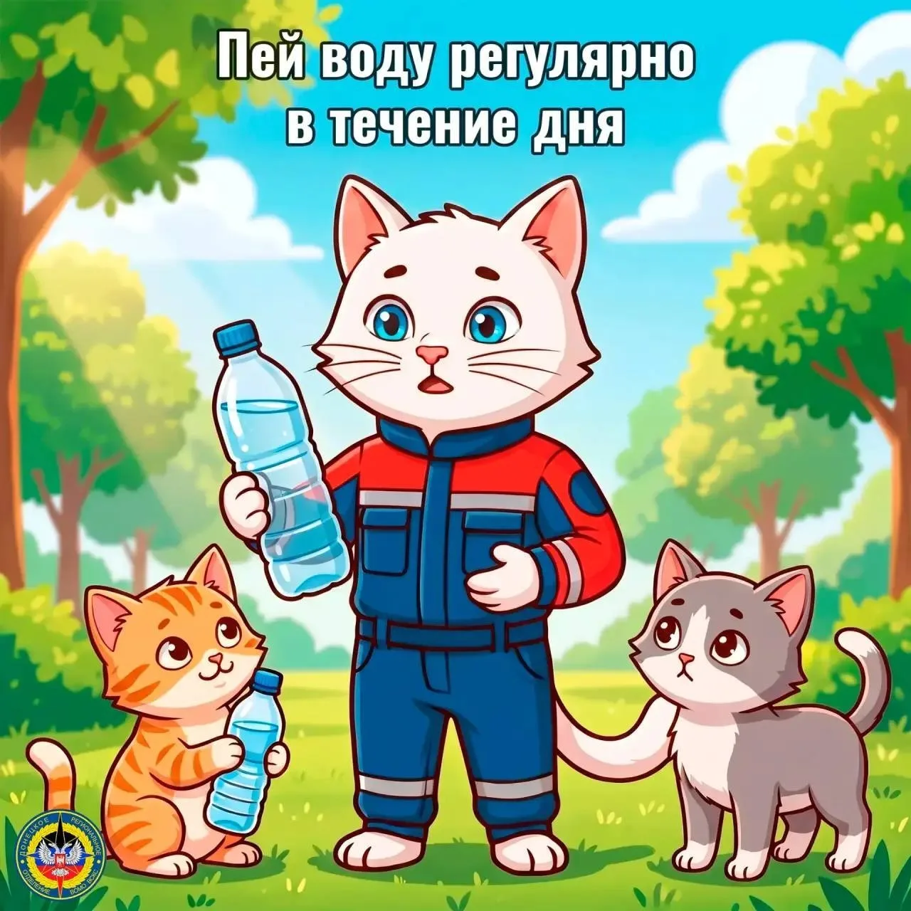 Студенты-спасатели напоминают о безопасности детей в летний период