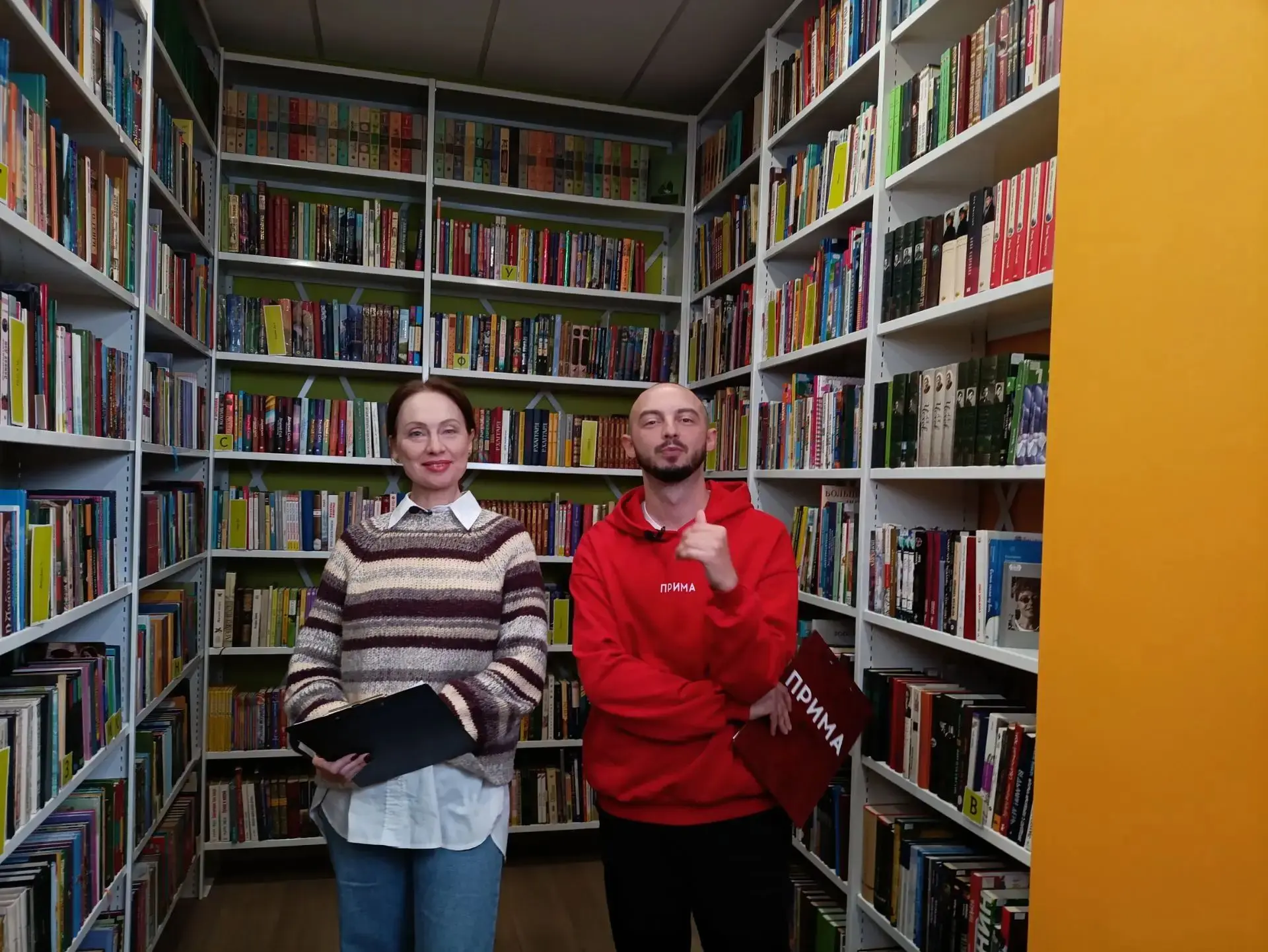 Сегодня съемки для Прима-Тв были в детской библиотеке. 📚