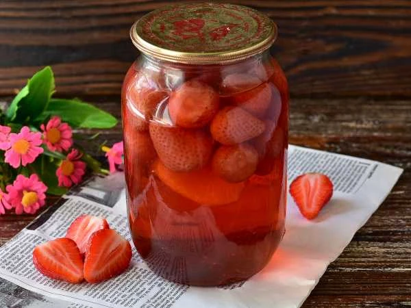 🍓 Компот из клубники с апельсином
