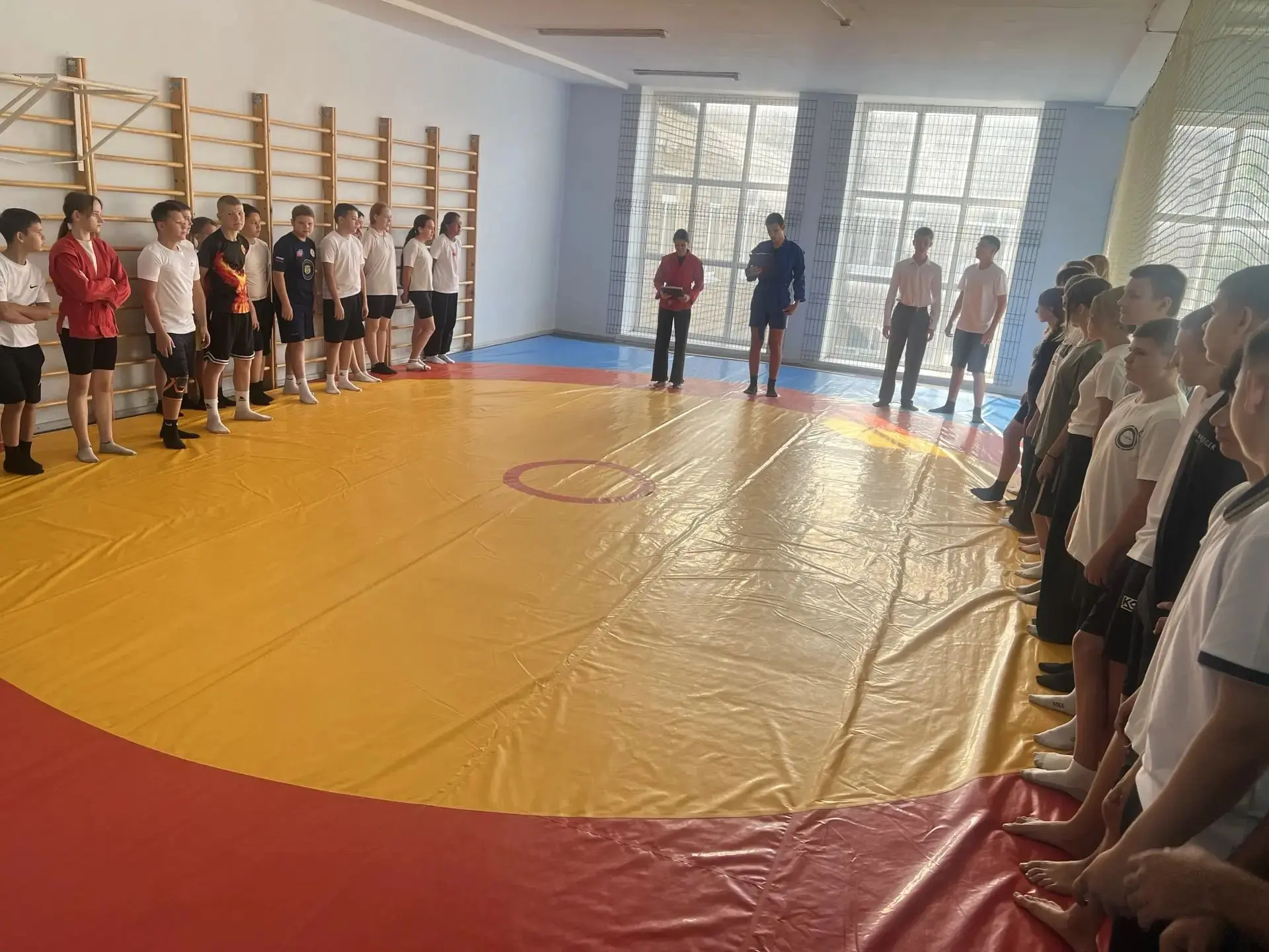 3 сентября 2026 года в нашей школе состоялись соревнования среди школьников по самбо на...